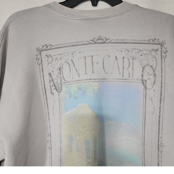 Monte Carlo sweatshirt women's size small Wild fable Faded NWT - Picture 7 of 7